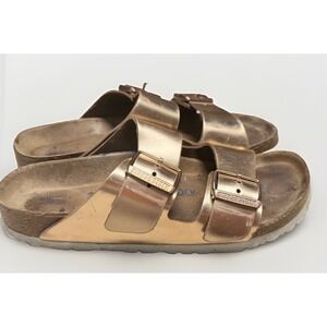 Birkenstock Arizona Rose Gold Narrow Sandals EU 38